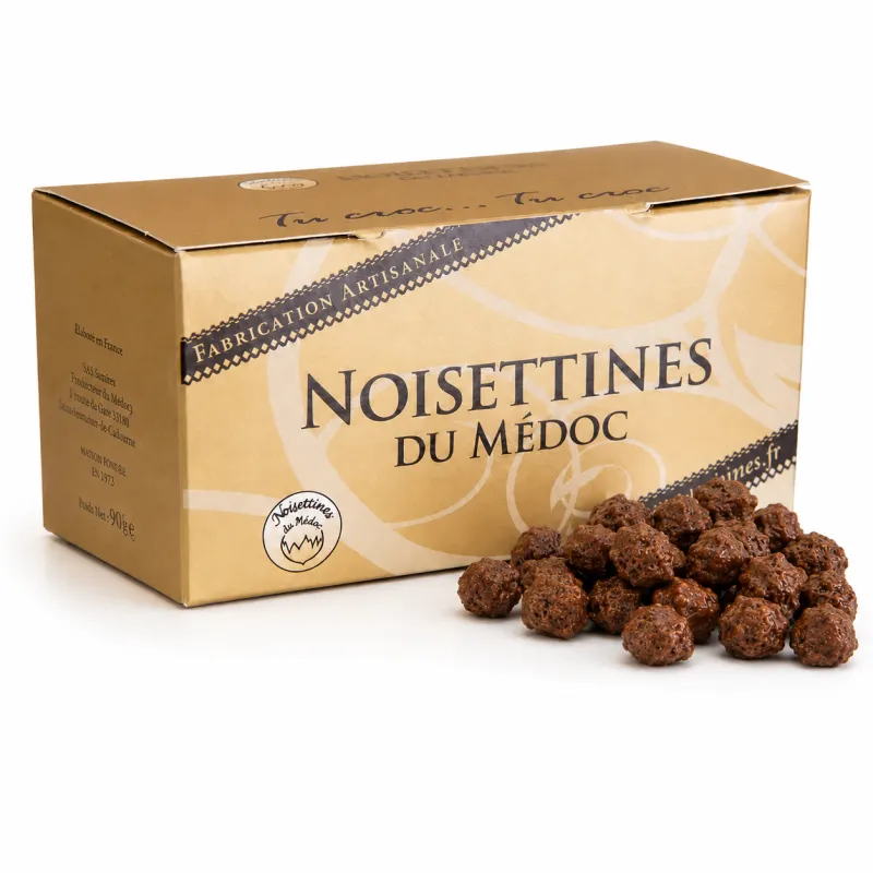 Le ballotin de Noisettines 300g | Nos gourmandises à la noisette Les Noisettines du Médoc