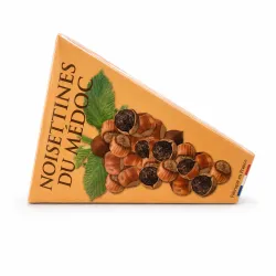 L'étui de Noisettines 100g | Nos gourmandises à la noisette Les Noisettines du Médoc